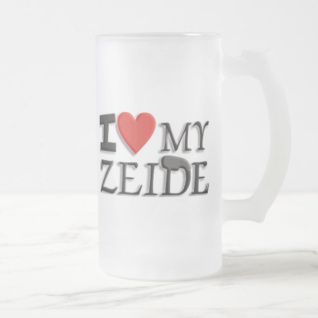 Liebe I mein Zeide Mattglas Bierglas (Rechts)