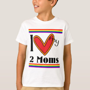 Liebe I meine 2 Mammen T-Shirt