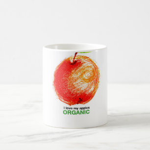 Liebe I meine Äpfel Bio Kaffeetasse
