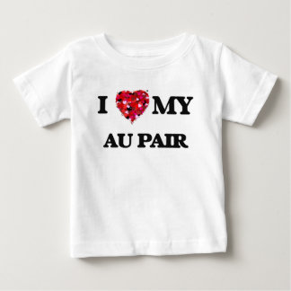 Liebe I meine Au-Paare Baby T-shirt