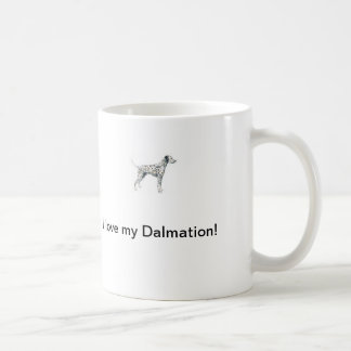 Liebe I meine Dalmation Tasse