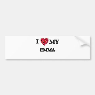 Liebe I meine Emma Autoaufkleber