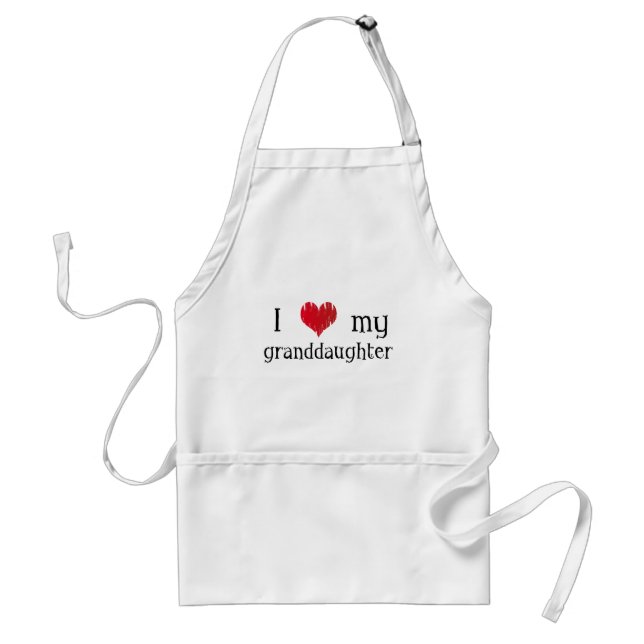 Liebe I meine Enkelin Schürze (Vorne)