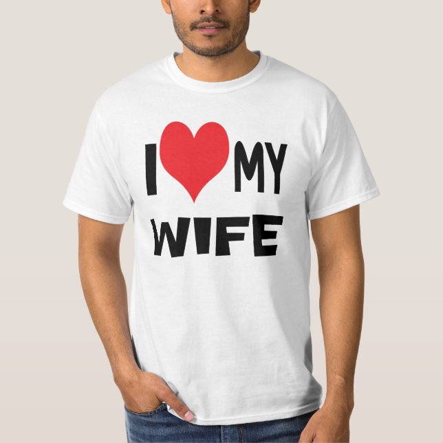 Liebe I meine Frau T-Shirt (Vorderseite)