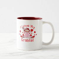 Liebe I meine Grandad-Lappen-Puppe u. Herzen