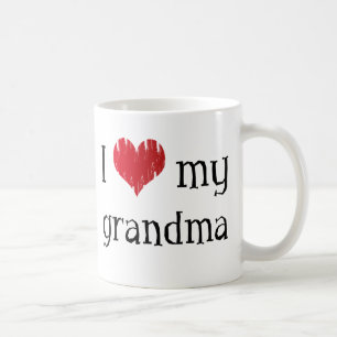 Liebe I meine Großmutter Kaffeetasse