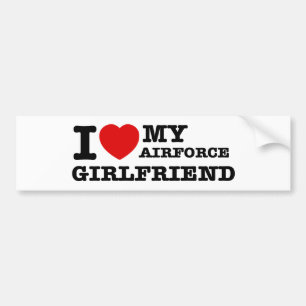 Liebe I meine Luftwaffenfreundin Autoaufkleber