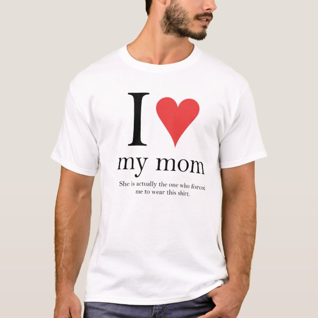Liebe I meine Mamma T-Shirt (Vorderseite)