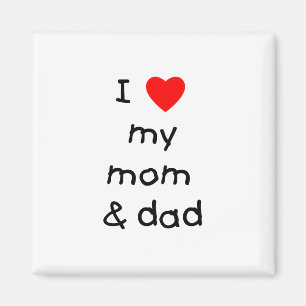 Liebe I meine Mamma u. Vati Magnet
