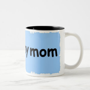 Liebe I meine Mamma Zweifarbige Tasse