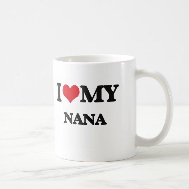 Liebe I meine Nana Kaffeetasse (Rechts)
