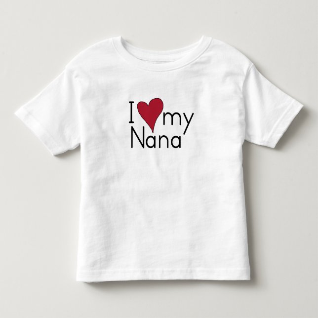 Liebe I meine Nana Kleinkind T-shirt (Vorderseite)