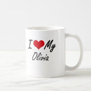 Liebe I meine Olivia Kaffeetasse