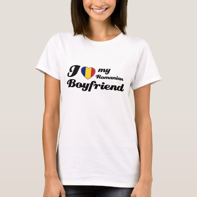 Liebe I meine rumänische Freundin T-Shirt (Vorderseite)