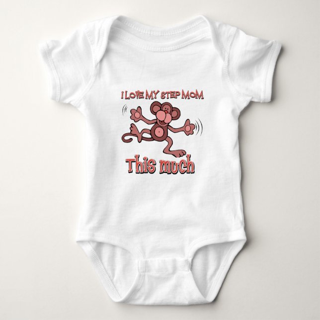 Liebe I meine Schrittmamma dieses viel Baby Strampler (Vorderseite)