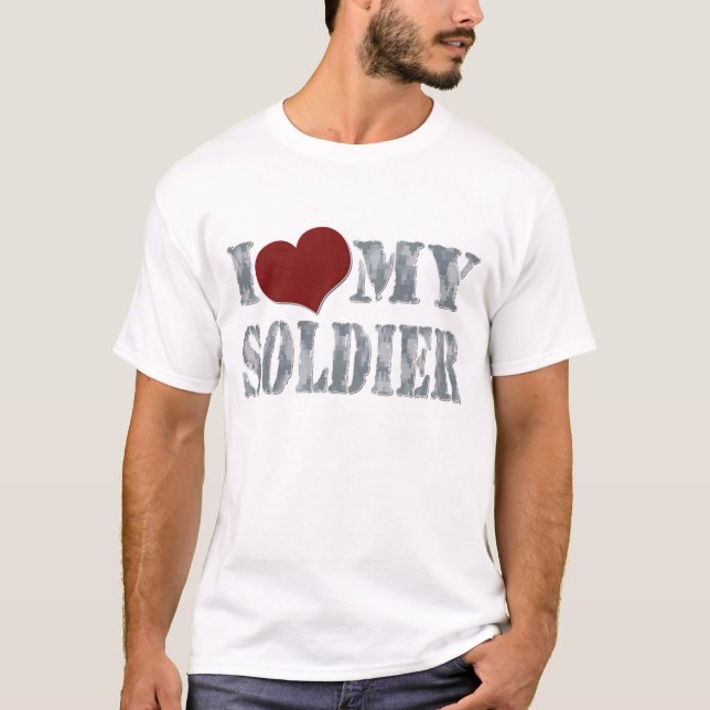 Liebe I meine Soldat Klimaanlage T-Shirt (Vorderseite)