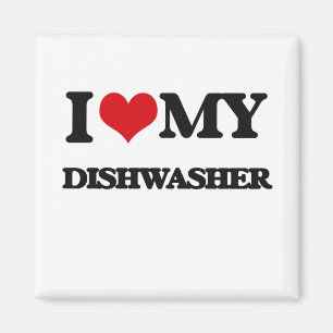 Liebe I meine Spülmaschine Magnet
