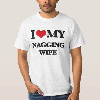 Liebe I meine unbequeme Ehefrau T-Shirt