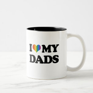 Liebe I meine Vatis Zweifarbige Tasse