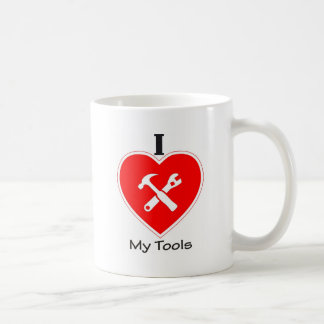 Liebe I meine Werkzeuge Kaffeetasse