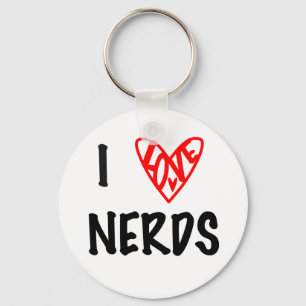 Liebe I Nerd-Schlüsselanhänger Schlüsselanhänger