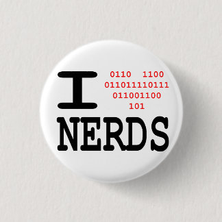 Liebe I Nerds Button