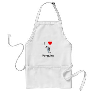 Liebe I Penguins Schürze