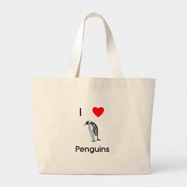 Liebe I Penguins Tasche (Vorne)