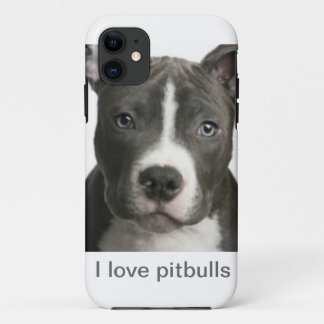 Liebe I pitbulls iPhone 11 Hülle