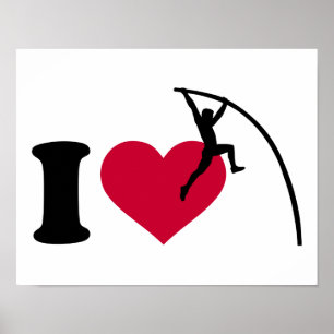 Liebe I Pole-Wölbung Poster