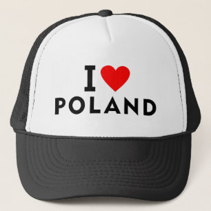 Liebe I Polen-Land wie Herzreisetourismus Truckerkappe