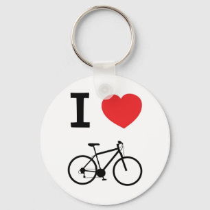 Liebe I Radfahren Schlüsselanhänger