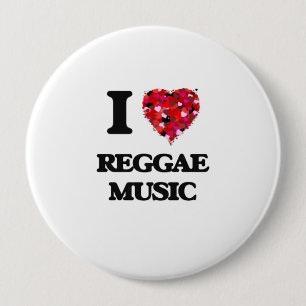 Liebe I Reggae-Musik Button