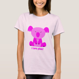 Liebe I rosa Koala-Bär T-Shirt