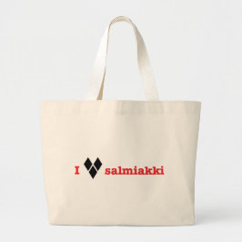 Liebe I salmiakki Jumbo Stoffbeutel