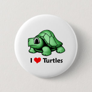 Liebe I Schildkröten Button