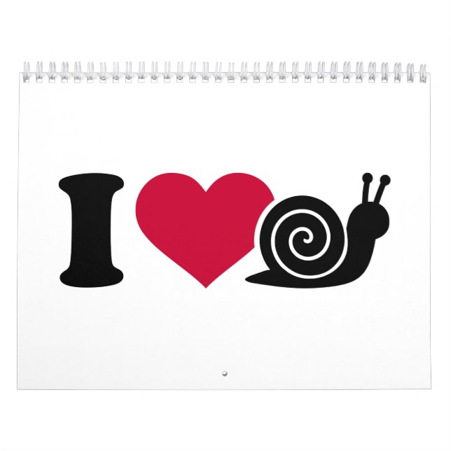 Liebe I Schnecken Kalender (Titelbild)