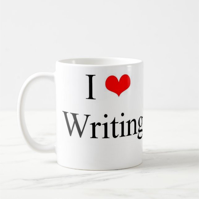 Liebe I Schreiben Kaffeetasse (Links)