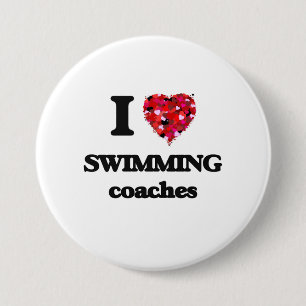 Liebe I schwimmende Trainer Button