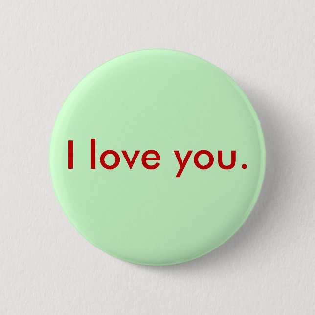 Liebe I Sie Button (Vorderseite)