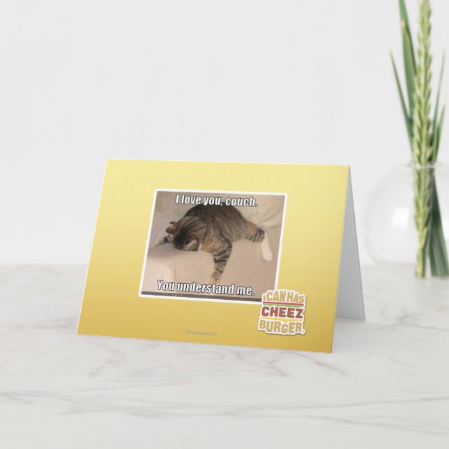 Liebe I Sie, Couch Karte (Vorderseite)