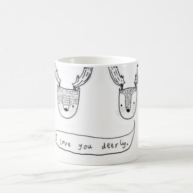 Liebe I Sie deerly Tasse (Mittel)