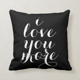 Liebe I Sie inspirational Zitat-Sprichwort trendy Kissen