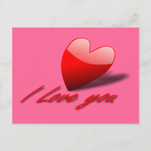 Liebe I Sie Postkarte