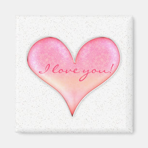 Liebe I Sie - Schablone Magnet