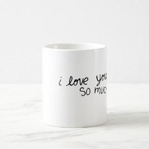 Liebe I Sie soviel Kaffee-Tasse Kaffeetasse