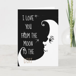 Liebe I Sie von der Mond… Karte