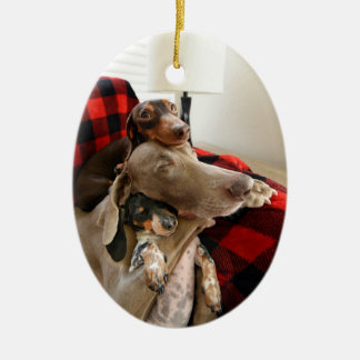 Liebe I Sie von meiner Nase zu meinen Zehen Keramik Ornament