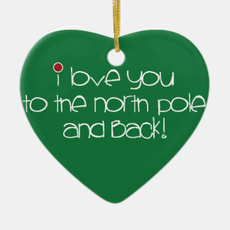 Liebe I Sie zum Nordpol u. hinteren zur Keramikornament