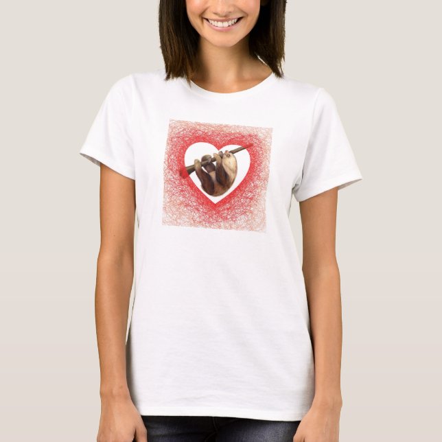 Liebe I Sloths! T-Shirt (Vorderseite)